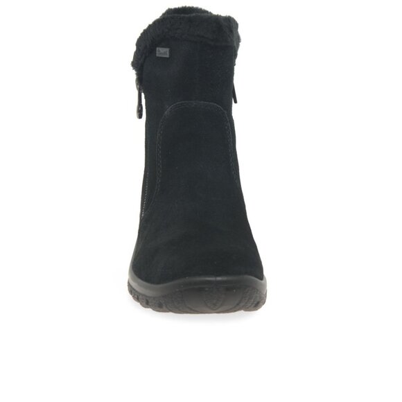 Women's Rieker "Everest" Dual Zip Wool Fleece Lined Ankle Boots Size 6 (EU 37) - Picture 3 of 13